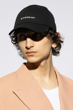 Givenchy CZARNY Czapka z daszkiem z logo