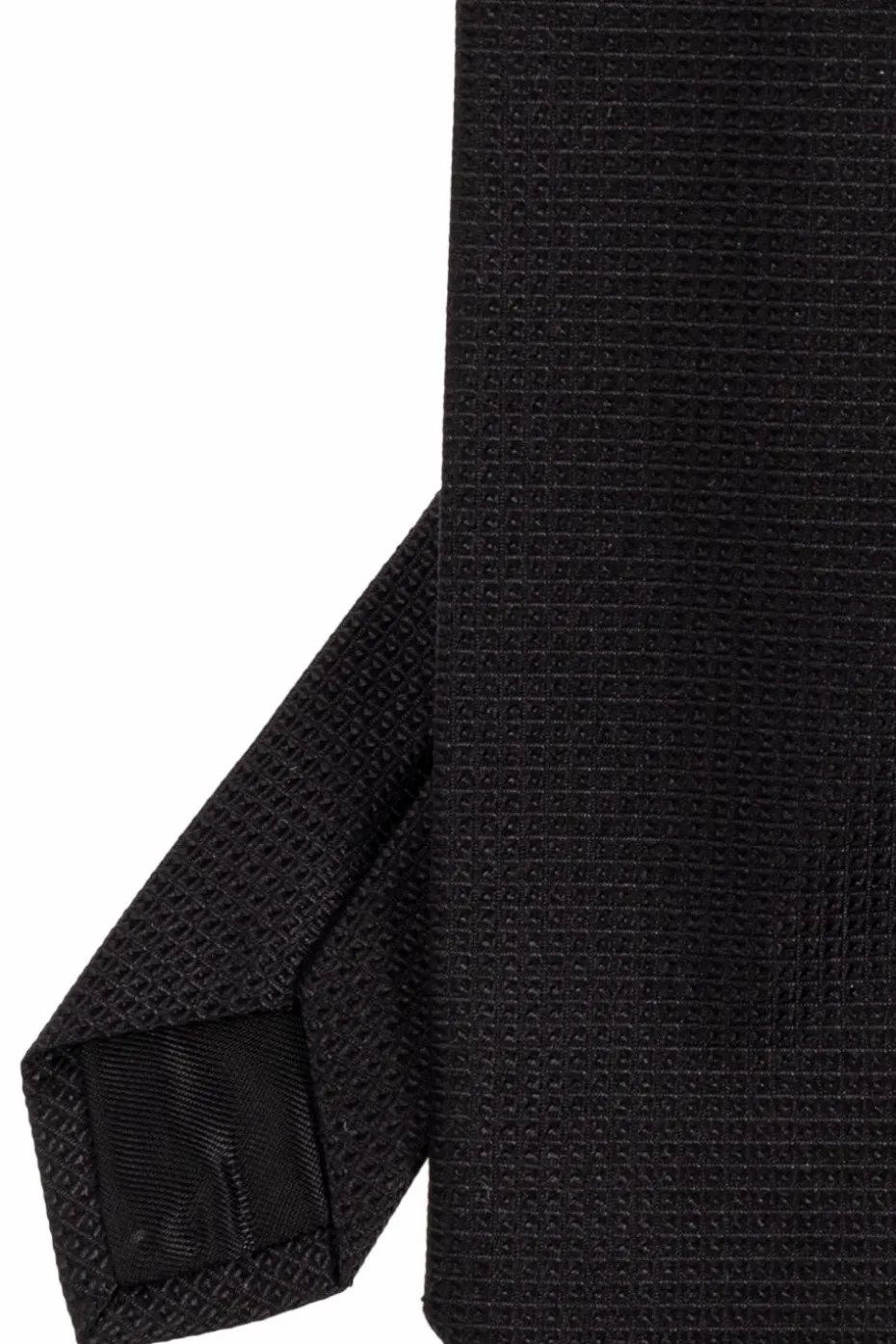 Givenchy CZARNY Jedwabny krawat
