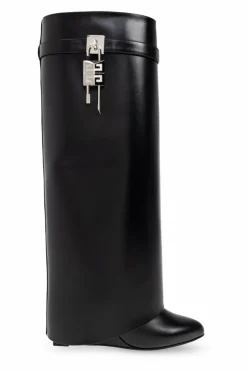 Givenchy CZARNY Kozaki na obcasie `Shark`