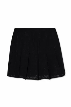 Givenchy CZARNY Plisowana spódnica
