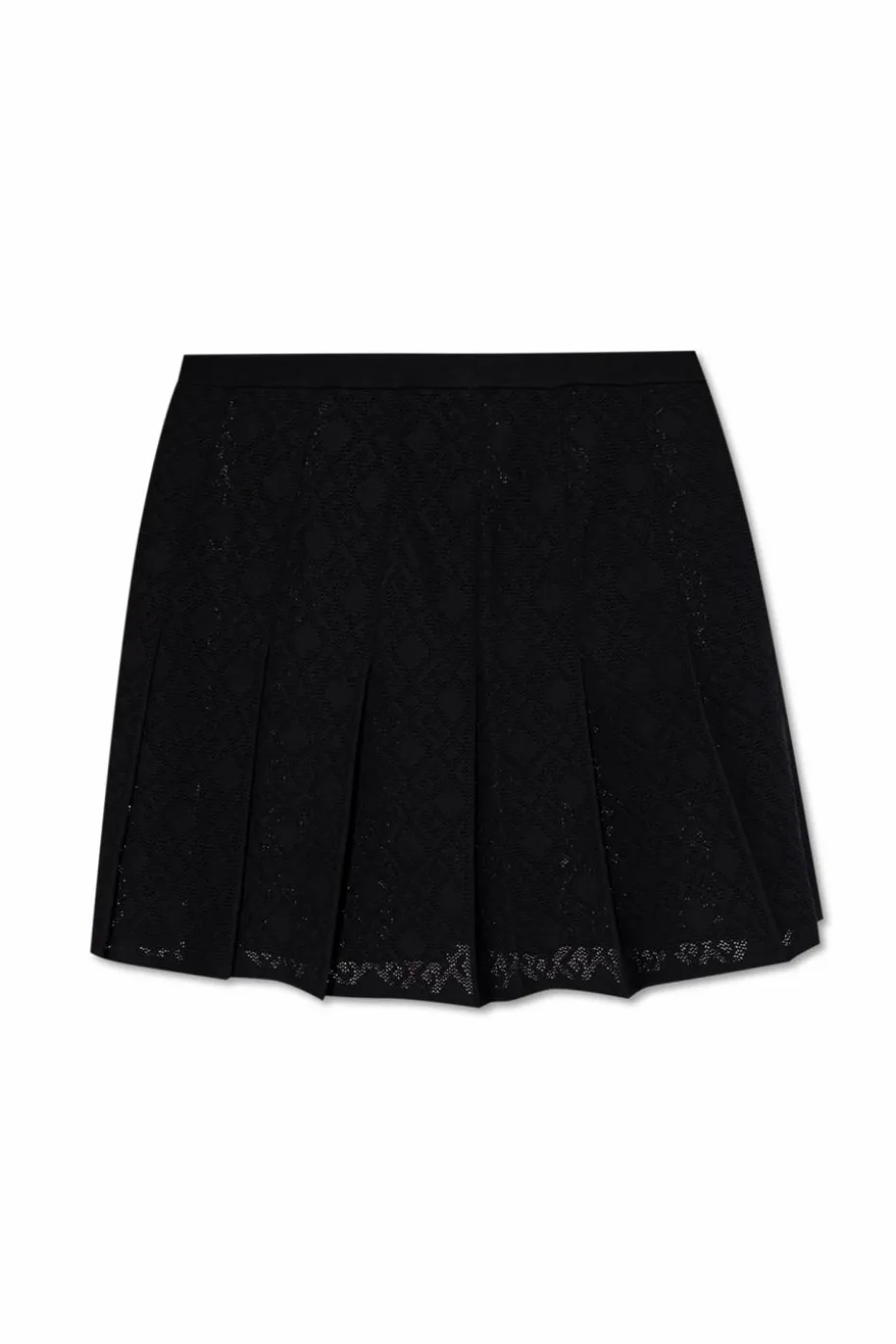 Givenchy CZARNY Plisowana spódnica