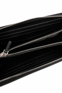 Givenchy CZARNY Portfel z nadrukowanym logo