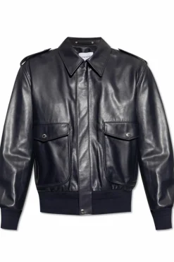 Givenchy CZARNY Skórzana kurtka