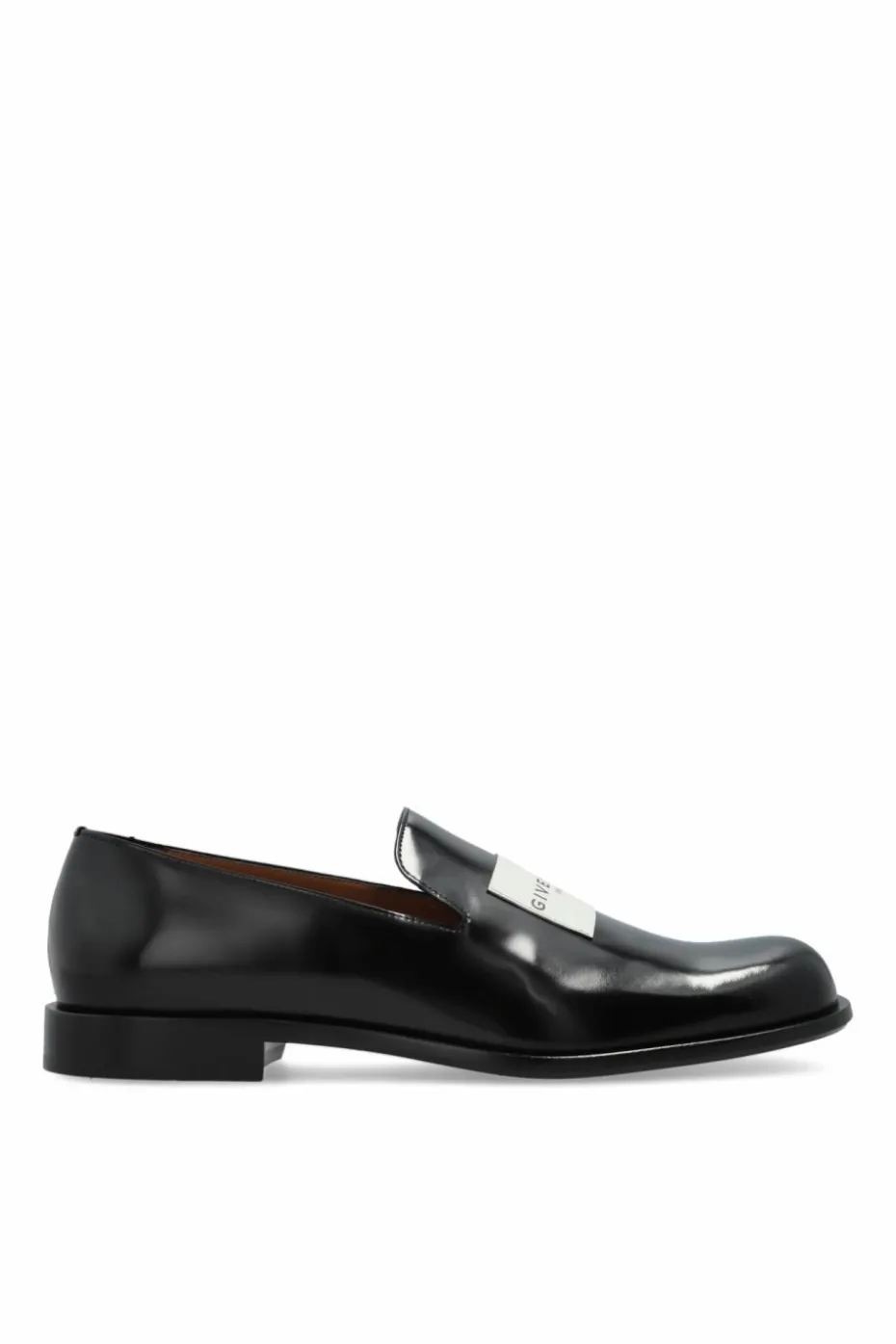 Givenchy CZARNY Skórzane buty z logo