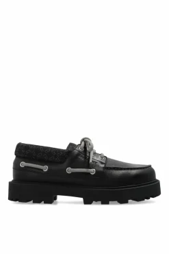 Givenchy CZARNY Skórzane buty