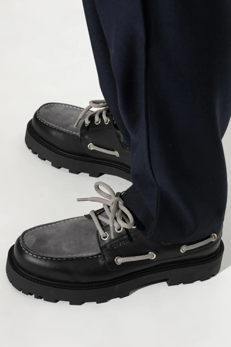 Givenchy CZARNY Skórzane buty
