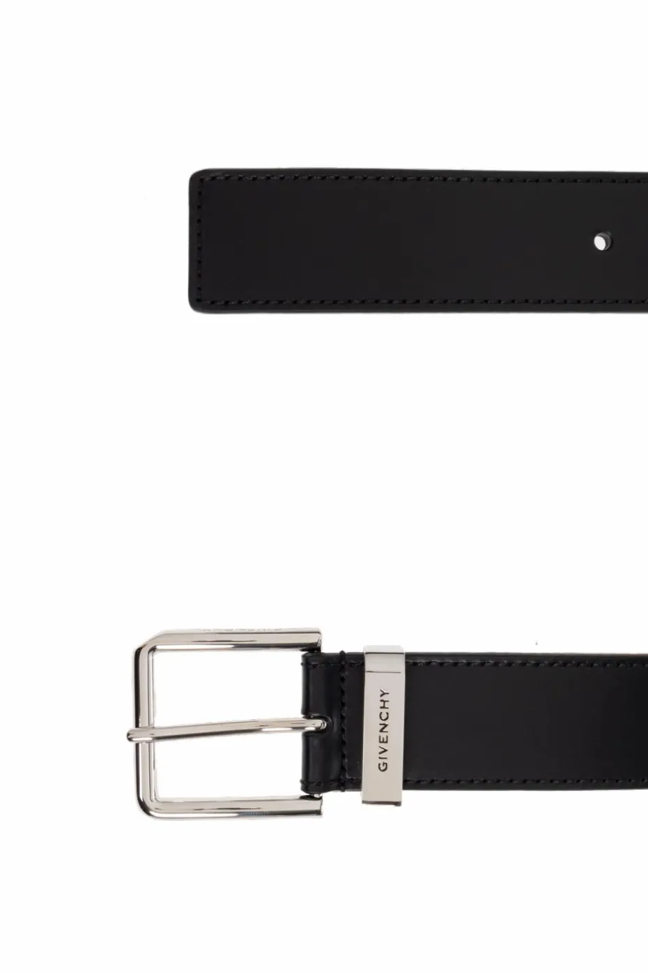 Givenchy CZARNY Skórzany pasek