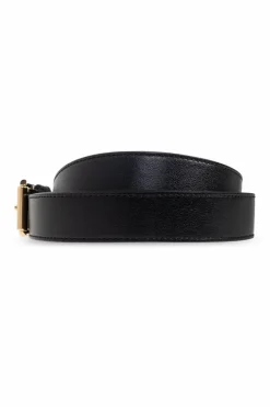Givenchy CZARNY Skórzany pasek