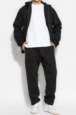 Givenchy CZARNY Spodnie dresowe z nadrukowanym logo