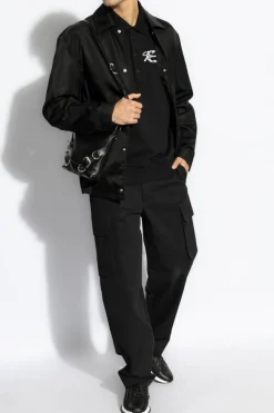 Givenchy CZARNY Spodnie typu ‘cargo’