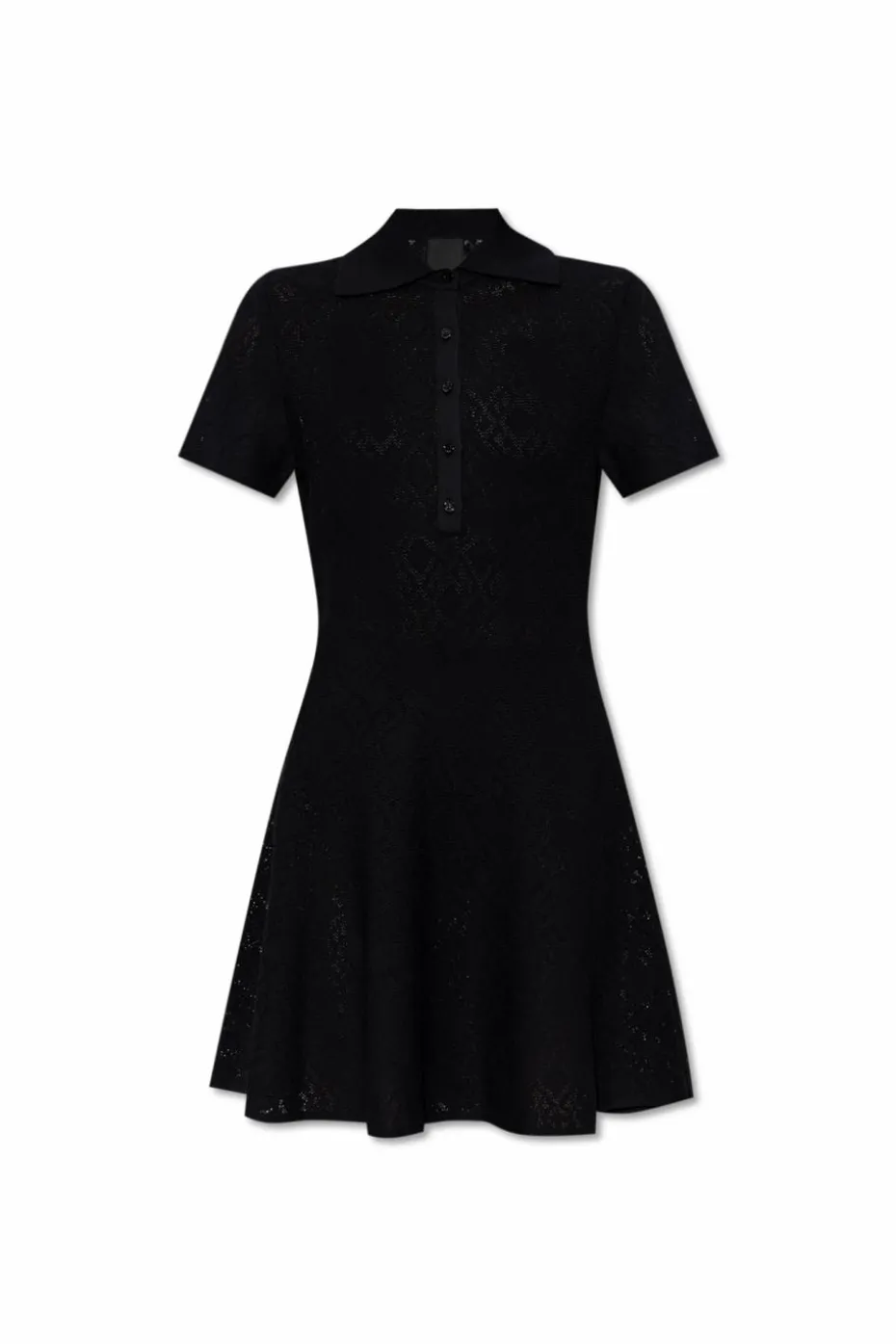 Givenchy CZARNY Sukienka z kołnierzem