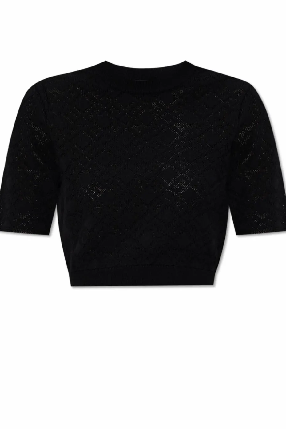 Givenchy CZARNY Sweter z krótkim rękawem