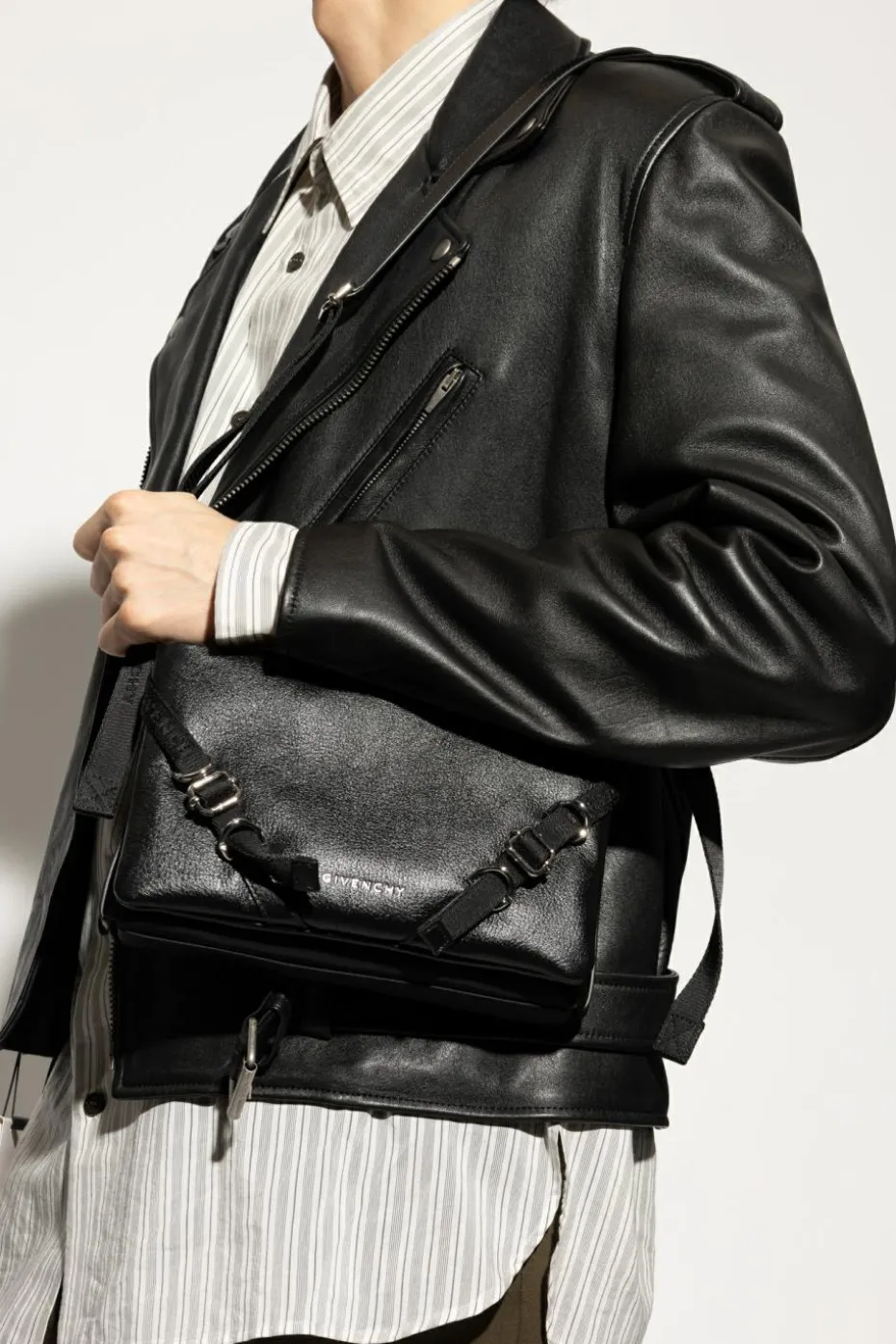 Givenchy CZARNY Torba na ramię `Voyou Skinny`