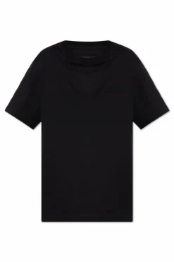 Givenchy CZARNY T-shirt z logo