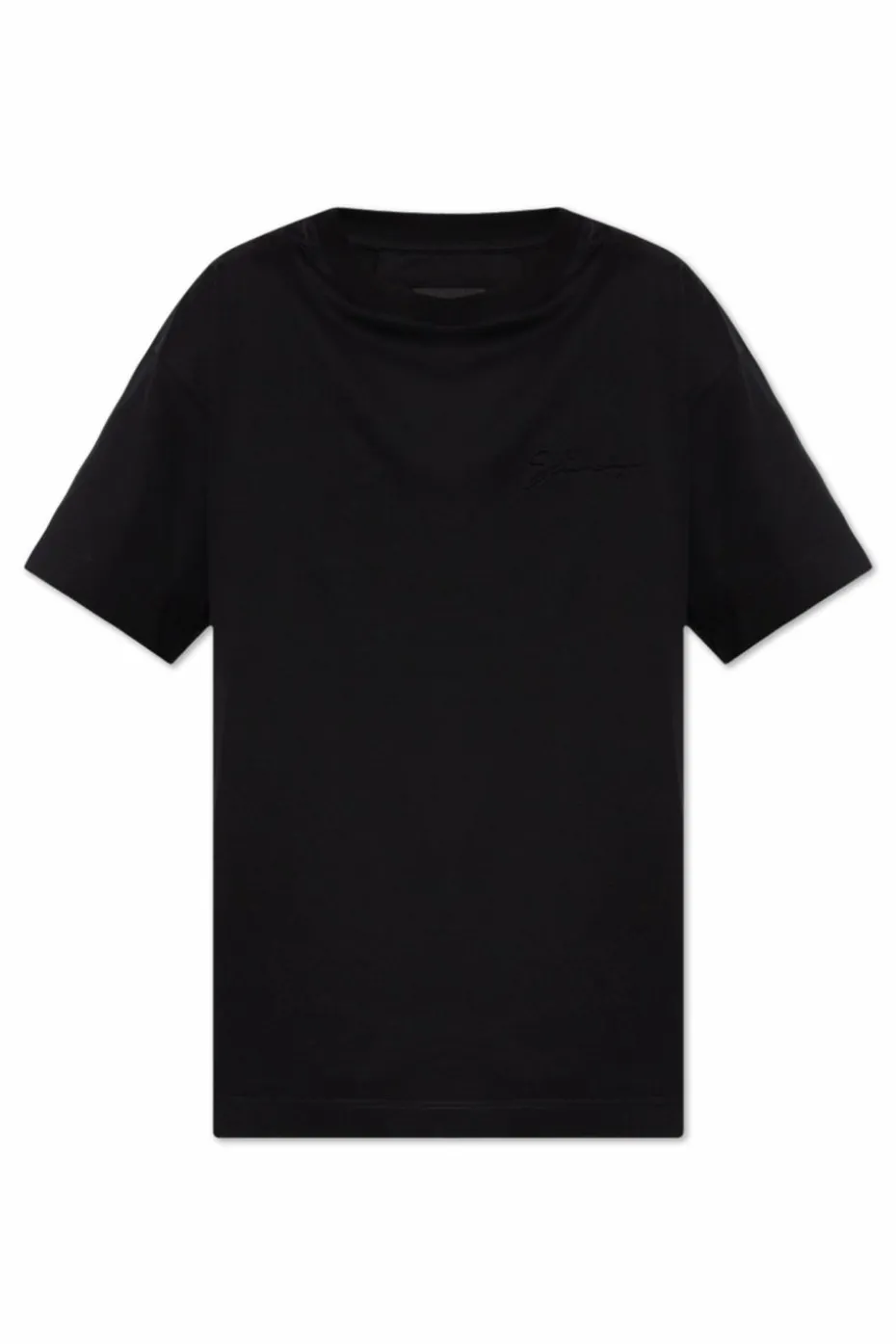 Givenchy CZARNY T-shirt z logo