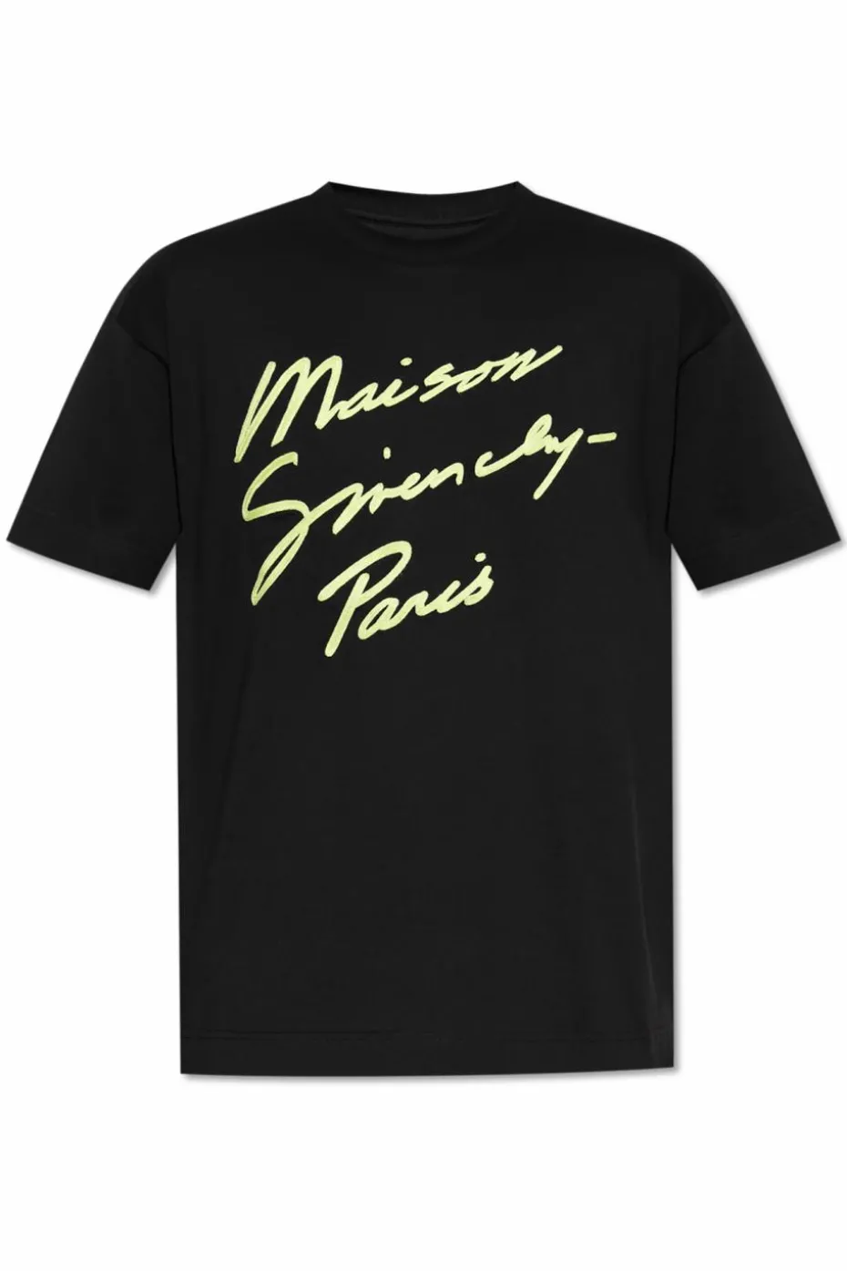 Givenchy CZARNY T-shirt z okrągłym dekoltem
