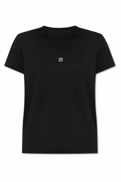 Givenchy CZARNY T-shirt z logo