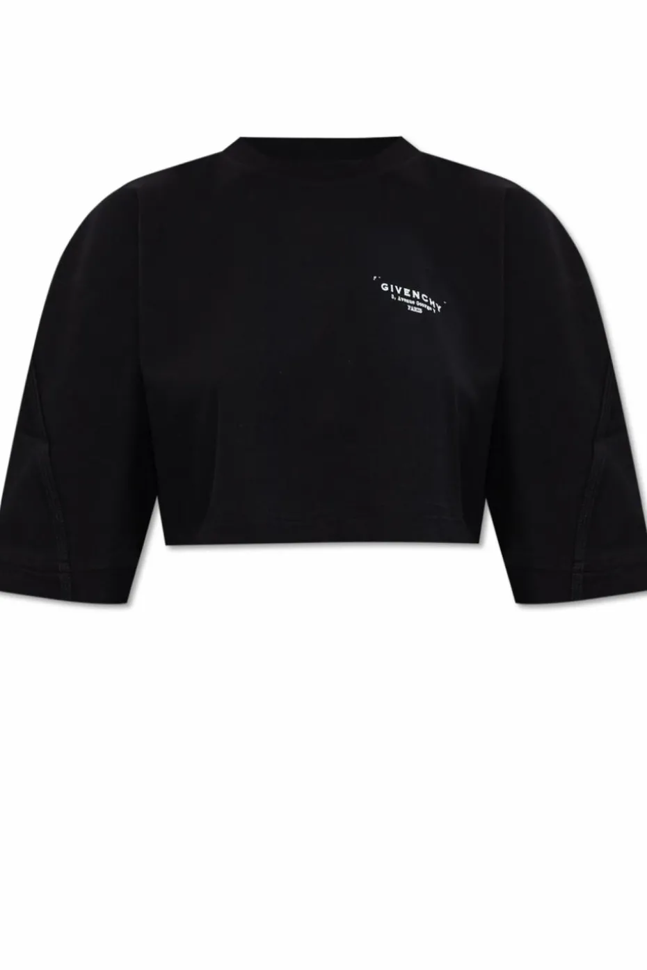 Givenchy CZARNY T-shirt z logo