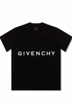 Givenchy CZARNY T-shirt z logo