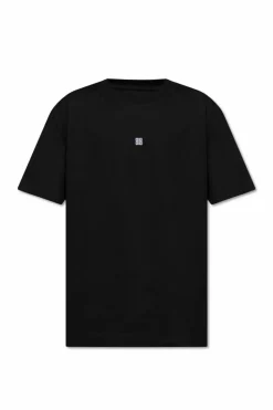 Givenchy CZARNY T-shirt z logo