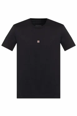 Givenchy CZARNY T-shirt z logo