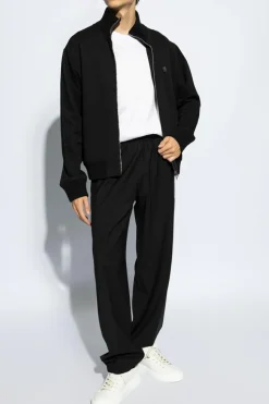 Givenchy CZARNY Wełniane spodnie