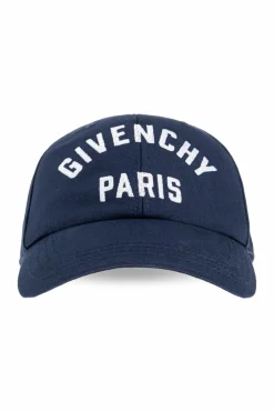 Givenchy GRANATOWY Czapka z daszkiem