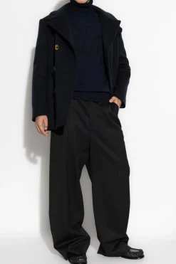 Givenchy GRANATOWY Golf z logo