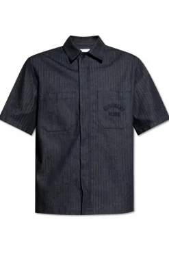 Givenchy GRANATOWY Jeansowa koszula