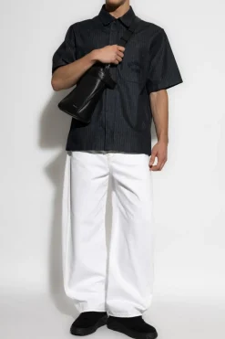 Givenchy GRANATOWY Jeansowa koszula