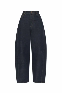 Givenchy GRANATOWY Jeansy typu `balloon`