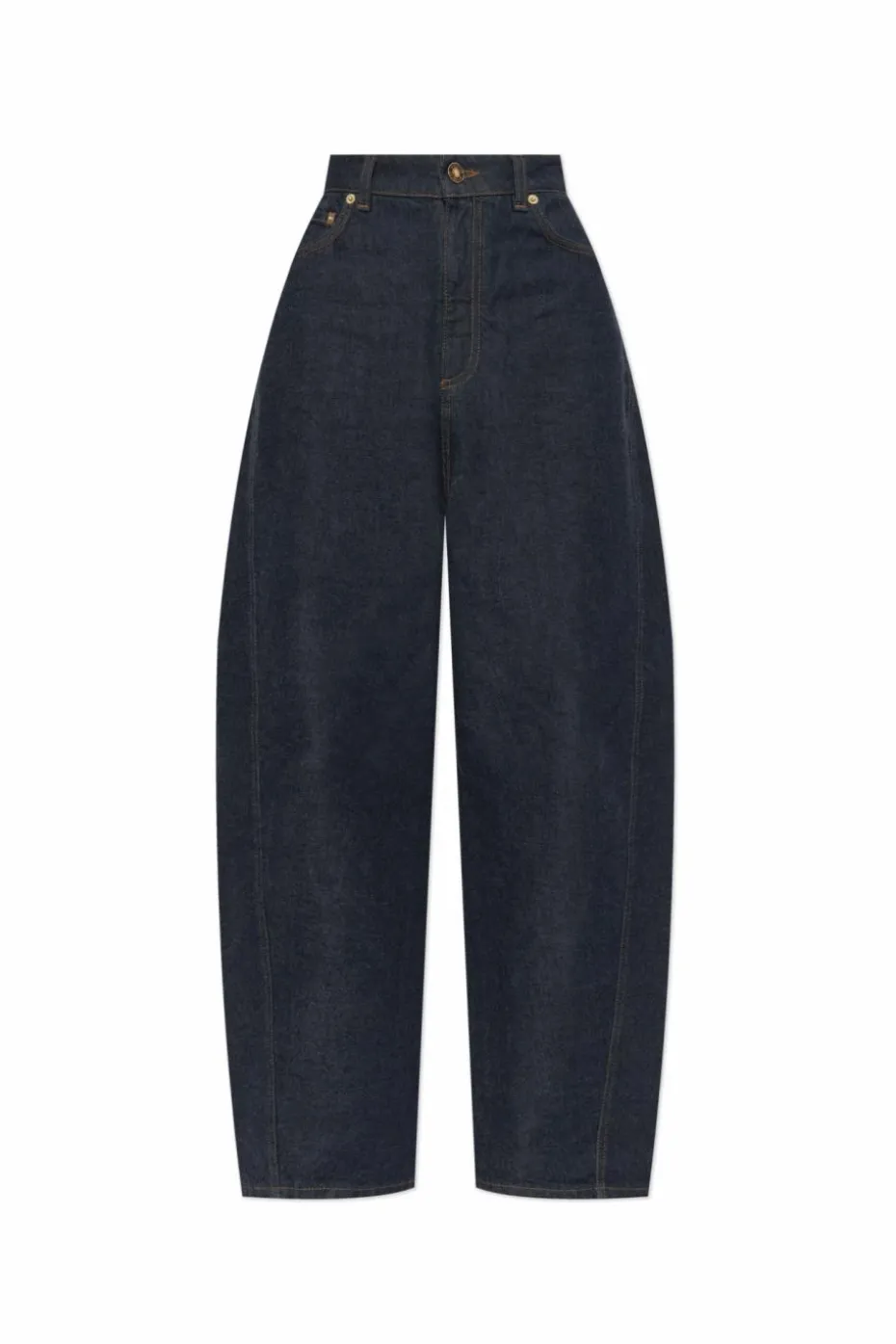 Givenchy GRANATOWY Jeansy typu `balloon`