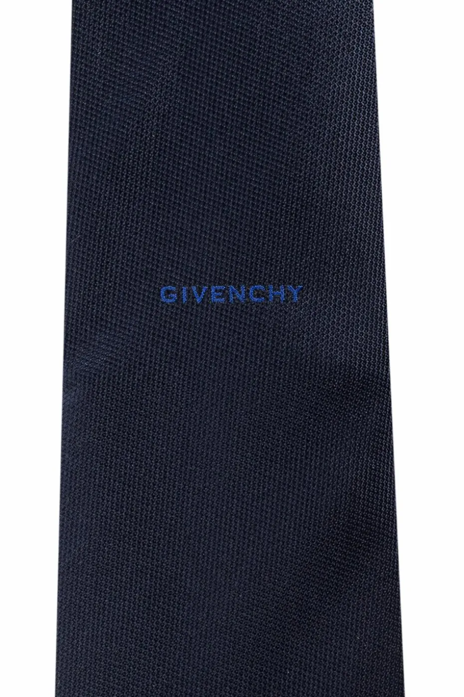 Givenchy GRANATOWY Jedwabny krawat