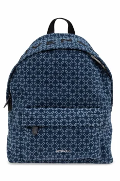 Givenchy GRANATOWY Plecak z monogramem