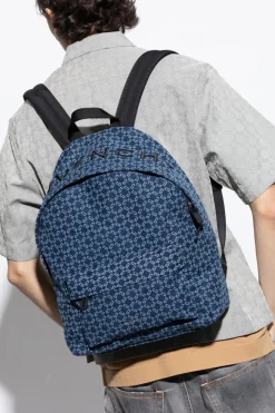 Givenchy GRANATOWY Plecak z monogramem