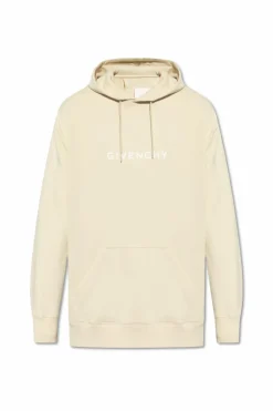 Givenchy kremowy Bluza z logo