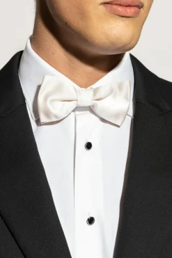 Givenchy kremowy Jedwabna mucha