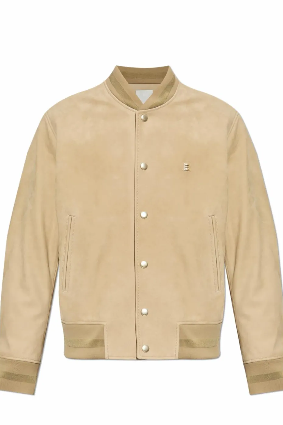 Givenchy kremowy Skórzana kurtka typu ‘bomber’