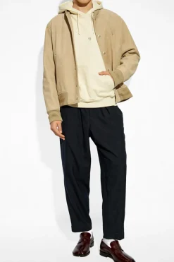Givenchy kremowy Skórzana kurtka typu ‘bomber’