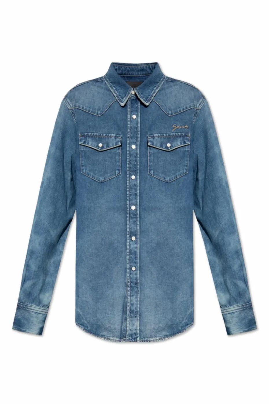 Givenchy MULTIKOLOR Jeansowa koszula