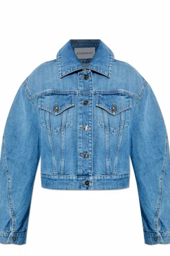 Givenchy NIEBIESKI Jeansowa kurtka