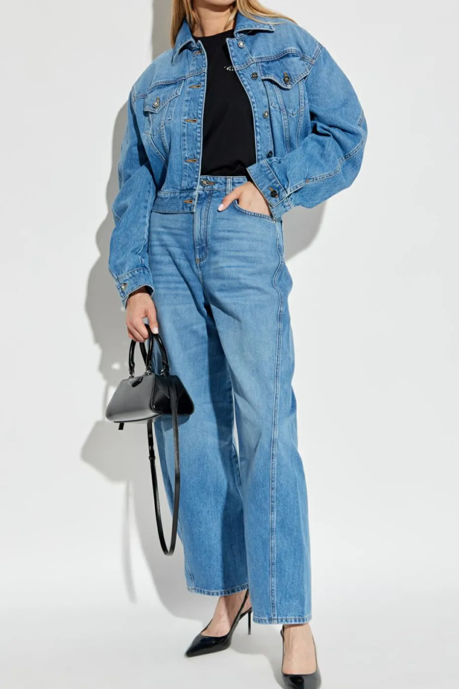 Givenchy NIEBIESKI Jeansowa kurtka