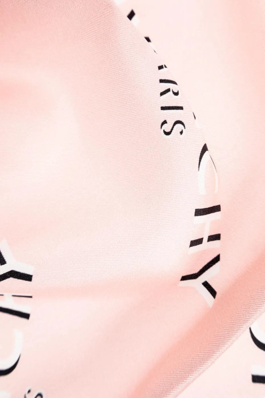 Givenchy RÓŻOWY Jedwabna chusta