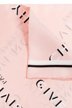 Givenchy RÓŻOWY Jedwabna chusta