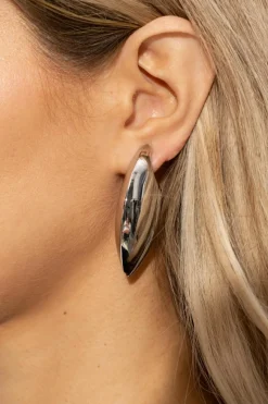 Givenchy SREBRNY Mosiężne kolczyki