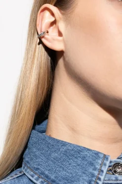 Givenchy SREBRNY Mosiężne nausznice