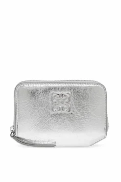 Givenchy SREBRNY Portfel z logo