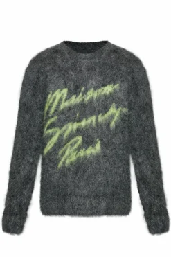 Givenchy SZARY Moherowy sweter
