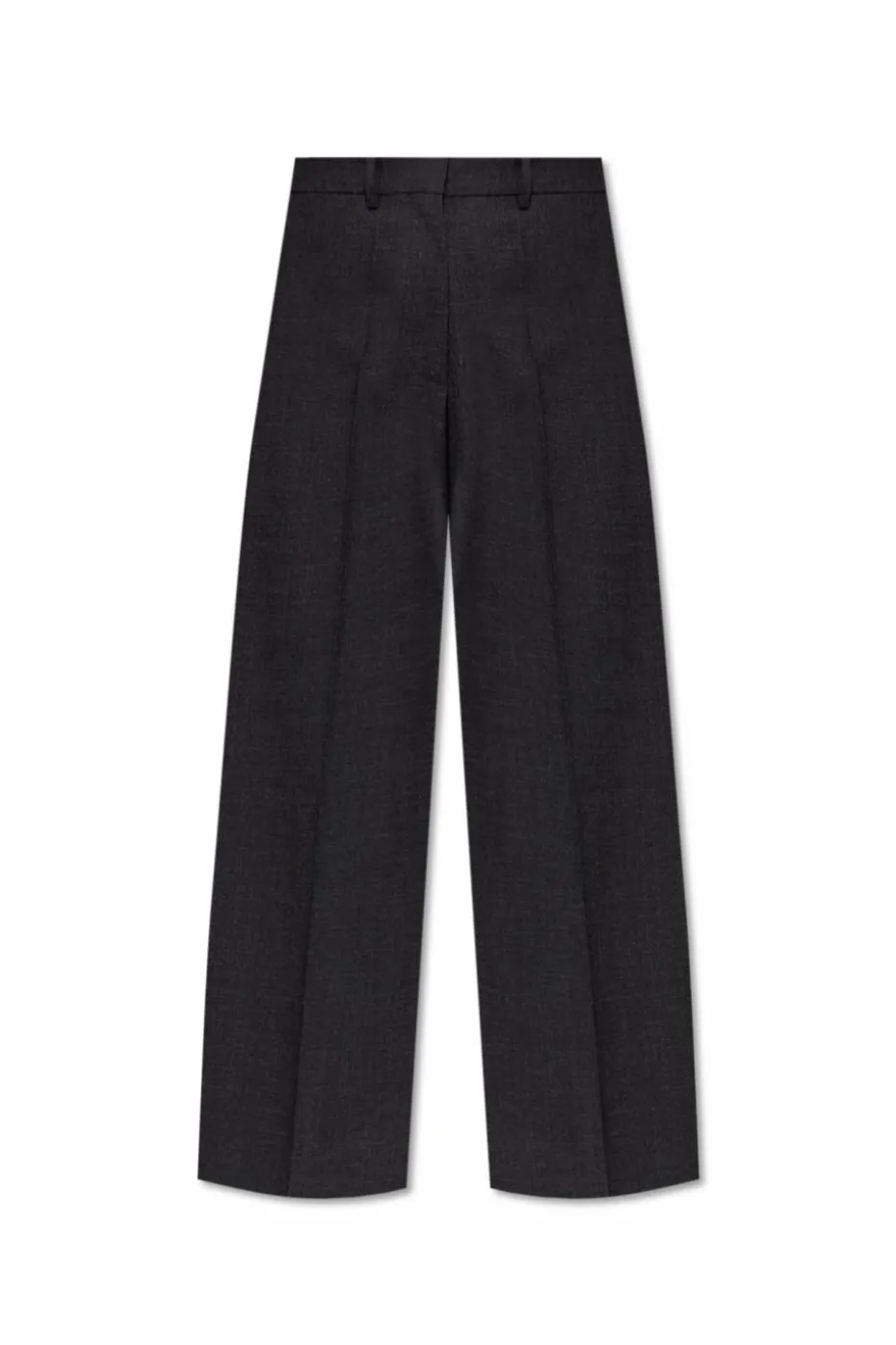 Givenchy SZARY Wełniane spodnie