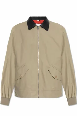 Givenchy ZIELONY Kurtka z kołnierzem